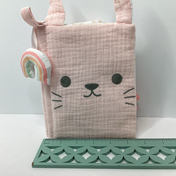 Target Baby's First Photo Book 4"x 6" Pink Bunny Rabbit Photos Soft Sensory Toy - Picture 13 of 13